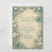 Something Blue Thistle Bachelorette Feest Kaart (Voorkant)
