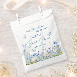 Something Blue voor 'I do' Floral Vrijgezellenfees Bedankzakje