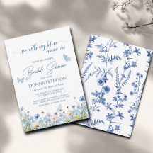 Something Blue voor 'I do' Floral Vrijgezellenfees