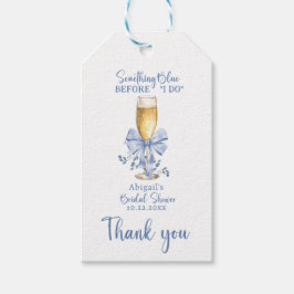 SOMETHING BLUE VOOR I DO FLORALE BRUIDSSHOWER  CADEAULABEL