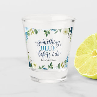 Something Blue voor ik de Navy Floral doe Shot Glas