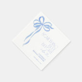 Something Blue voor ik het doe Bruidsdouche Servet (Hoek)