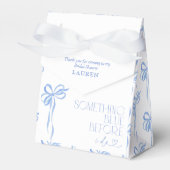 Something Blue voor ik het doe Bruidsmeisjesfeestj Bedankdoosjes (Voorkant Zijde)