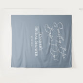 Something Blue voor ik trouw Bruidsfeest Achtergro Wandkleed (Voorkant (horizontaal))