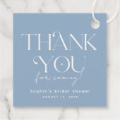 Something Blue voor mijn trouwdag Bruiloft Feest Bedankjes Labels (Achterkant)