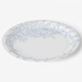 Something Blue Wildflower Bridal Shower Invitation Papieren Bordje (Gekanteld)