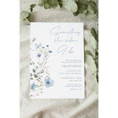 Something Blue Wildflower Bridal Shower Kaart