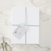 Something Blue Wildflower Bruidsuitnodiging Cadeaulabel (Met Touw)