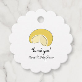 Something Gouda On Way Cheese Wheel Baby Shower Bedankjes Labels