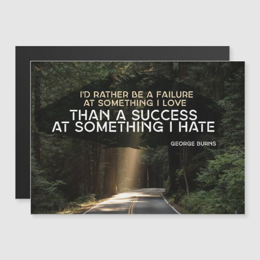 Something I Love Magnetic Postcard Magnetische Uitnodiging (Voorkant / Achterkant)