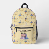 Something Magical Happens When You Read A Book  Bedrukte Rugzak (Voorkant)