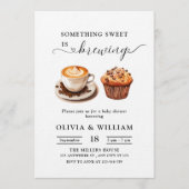 Something Sweet Is Brewing Baby Shower Neutral Kaart (Voorkant)