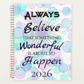 Something Wonderful 2026 Planner (Voorkant)