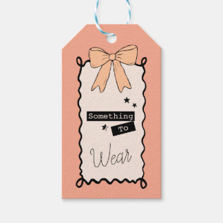 Something you Wear Cute Pink Gift Tag Cadeaulabel