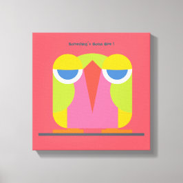 Something's Gotta Give ! beroemd gemaakt door Mich Canvas Afdruk