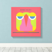 Something's Gotta Give ! beroemd gemaakt door Mich Canvas Afdruk (Insitu (Houten vloer))