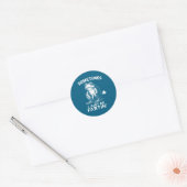 Sometimes Fartin Frog I Just Lover Ronde Sticker (Envelop)
