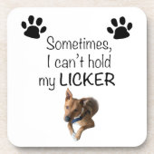 Sometimes I can't hold my Licker- Customizable Bier Onderzetter (Voorkant)