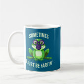 Sometimes I Fartin Just Frog Mask Gas Koffiemok (Links)