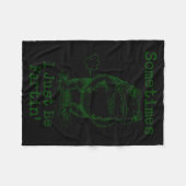 Sometimes I Just Be Fartin’ Frog Funny Rude Silly  Fleece Deken (Voorkant (Horizontaal))