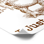 Sometimes I Just Be Fartin’ Frog Funny Rude Silly  Poster (Hoek)