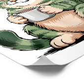 Sometimes I Just Be Fartin' Frog Humor Men Woman  Poster (Hoek)