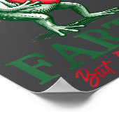 Sometimes I Just Be Fartin' Frog Meme Funny Valent Poster (Hoek)