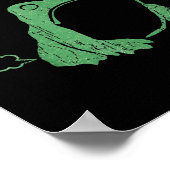 Sometimes I Just Be Fartin' Frog Meme Humorous Des Poster (Hoek)