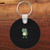 Sometimes I Just Be Fartin' Funny Frog Design  Sleutelhanger (Voorkant)