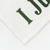 Sometimes I Just Be Fartin Funny Frog Sarcastic Hu Fleece Deken (Hoek)