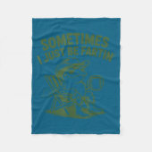 Sometimes I Just Be Fartin Lazy Cowboy Frog Funny  Fleece Deken (Voorkant)