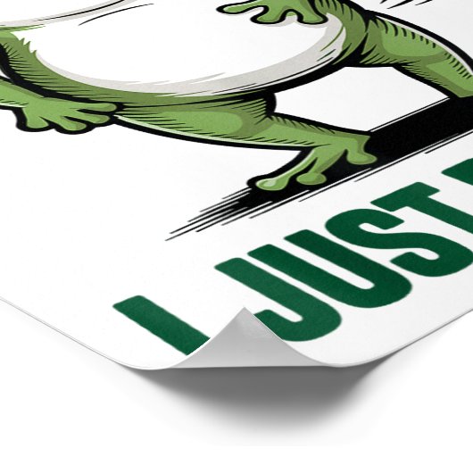 Sometimes I Just Be Farting Frog Christmas Funny F Poster (Hoek)