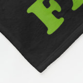 Sometimes I Just Be Farting Funny Frog  Fleece Deken (Hoek)