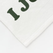 Sometimes I Just Be Farting Funny Frog  Fleece Deken (Hoek)