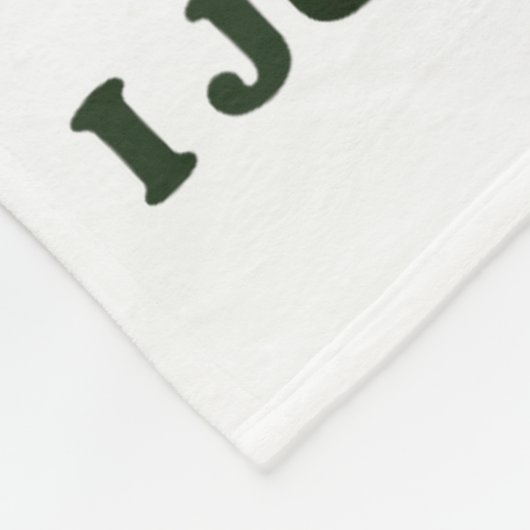 Sometimes I Just Be Farting Funny Frog  Fleece Deken (Hoek)