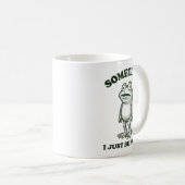 Sometimes I Just Be Farting Funny Frog  Koffiemok (Voorkant rechts)