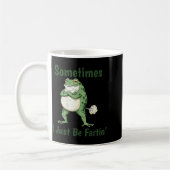 Sometimes I Just Be Farting Funny Frog Meme Funny Koffiemok (Links)
