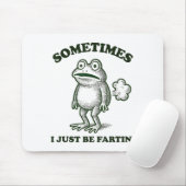 Sometimes I Just Be Farting Funny Frog Muismat (Met muis)