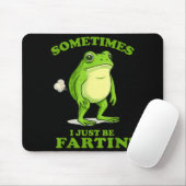 Sometimes I Just Be Farting Funny Frog  Muismat (Met muis)