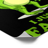 Sometimes I Just Be Farting Funny Frog  Poster (Hoek)