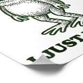 Sometimes I Just Be Farting Funny Frog  Poster (Hoek)