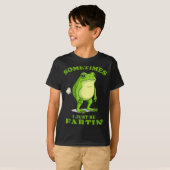 Sometimes I Just Be Farting Funny Frog T-shirt (Voorkant volledig)