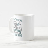 Sometimes Its A Fish Buzz - Funny Fishing Rod Love Koffiemok (Voorkant links)