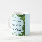 Sometimes It's Good to Drink Alone Funny Truth Koffiemok (Voorkant links)