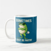 Sometimes Just Farting Frog I Custom Koffiemok (Links)