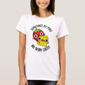 Sometimes My Puns Are Berry Cheesy Funny Food Pun T-shirt (Voorkant)