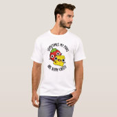 Sometimes My Puns Are Berry Cheesy Funny Food Pun  T-shirt (Voorkant volledig)