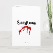 'Sometimes They Come Home' Kaart (Achterkant)