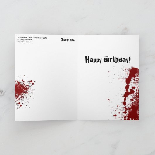 'Sometimes They Come Home' Kaart (Binnen)