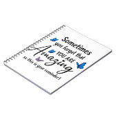 Sometimes You Forget You Are Amazing Notitieboek (Linkerzijde)